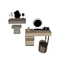 Dressing table combination 3d model