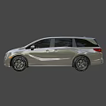 Silver Honda MPV Car With Family Friendly Design Sleek Exterior And Alloy Wheels