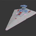 Modern Spaceship Spacecraft 3d model