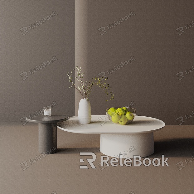 Modern coffee table model