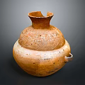 Traditional Carved Clay Pot As Decorative Home Furniture Accent