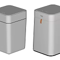 Modern trash can smart trash can household trash can 3d model