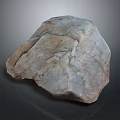 Natural Stone With Rough Surface And Unique Gray Brown Texture Design