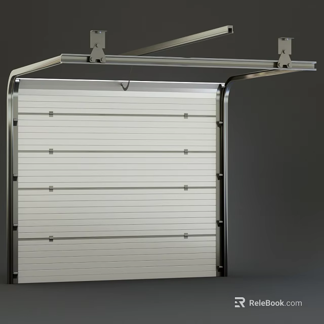 Stylish Modern Bathroom Cabinet With Functional Storage Shelves And Metal Frame 3d model 