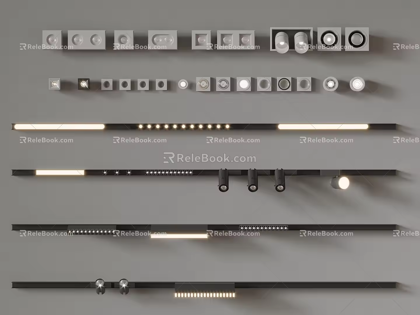 Lamp combination 3d model