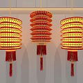 Red Lantern New Year Lantern 3d model