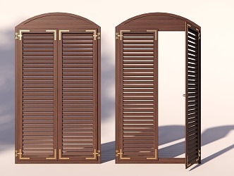 American blinds 3d model