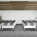 Meeting Room Training Room Multi-function Room Classroom 3d model