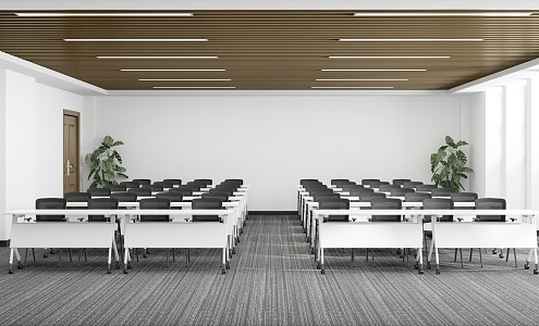 Meeting Room Training Room Multi-function Room Classroom 3d model