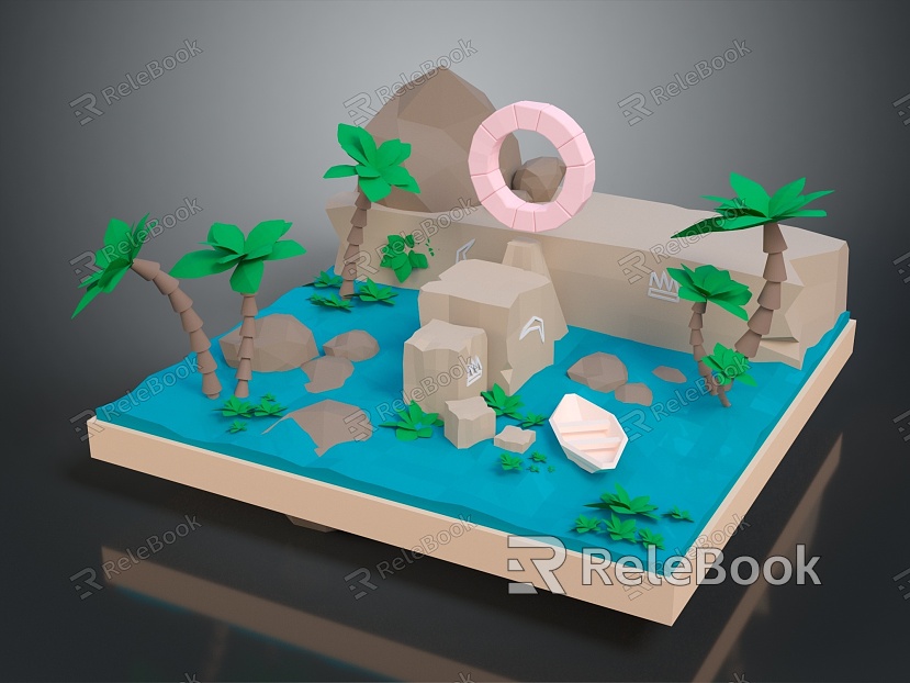 Game Environment Game Scene Fairy Tale Scene Fairy Tale Magic Scene Magic Item Fantasy Scene model