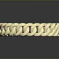 Fashionable Golden Braided Bracelet With Intricate Woven Design And Shiny Metal