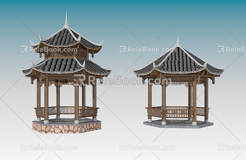 Hexagon Pavilion 3d model