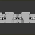 3D Scene Components Model With Multiple Building Structures And Various Roof Designs