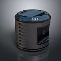 modern engine piston car engine 3d model