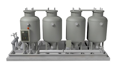 Nitrogen making machine 3d model