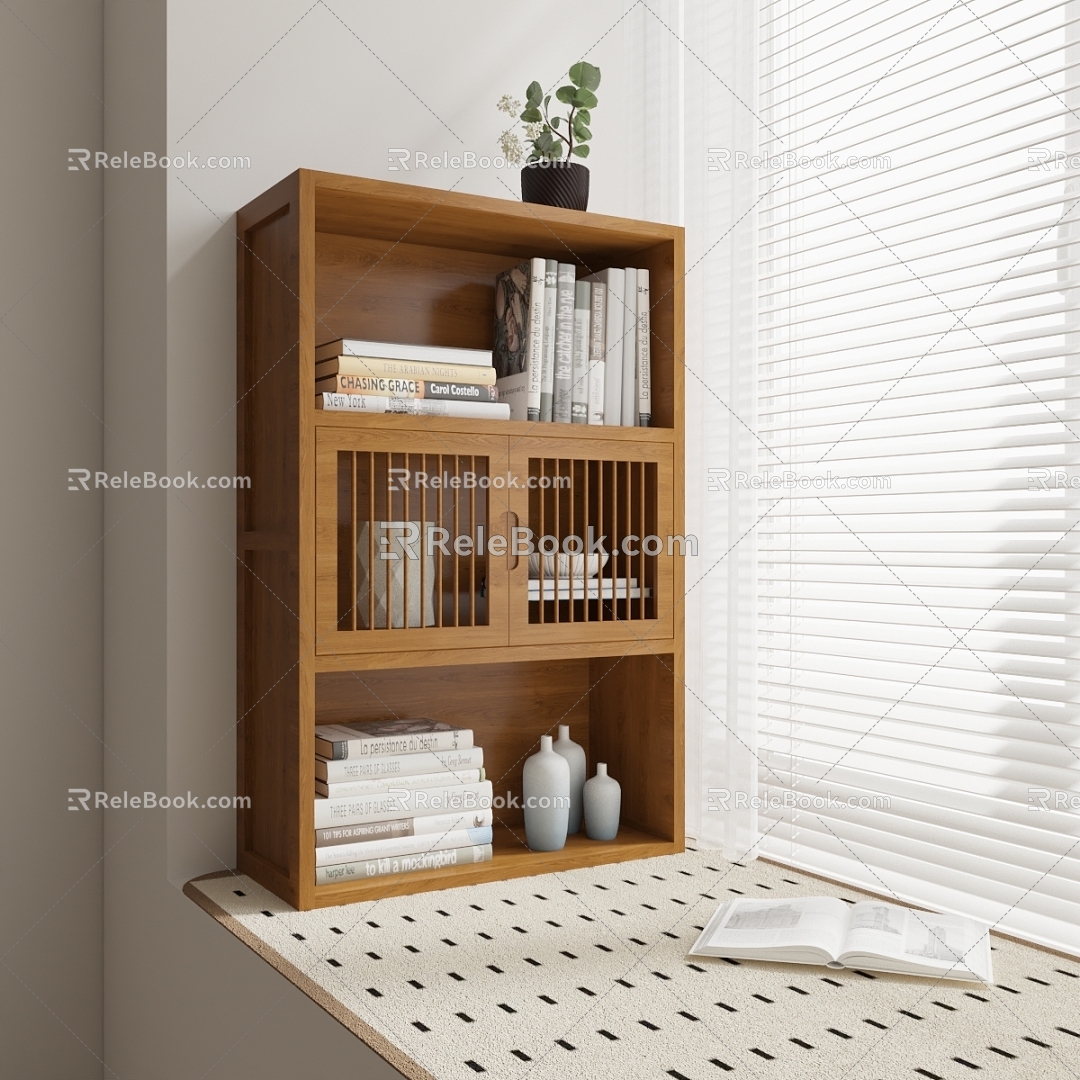 Bay window cabinet 3d model