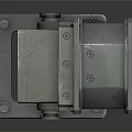 Sturdy Industrial Mechanical Equipment With Square Panel Metal Bracket And Base