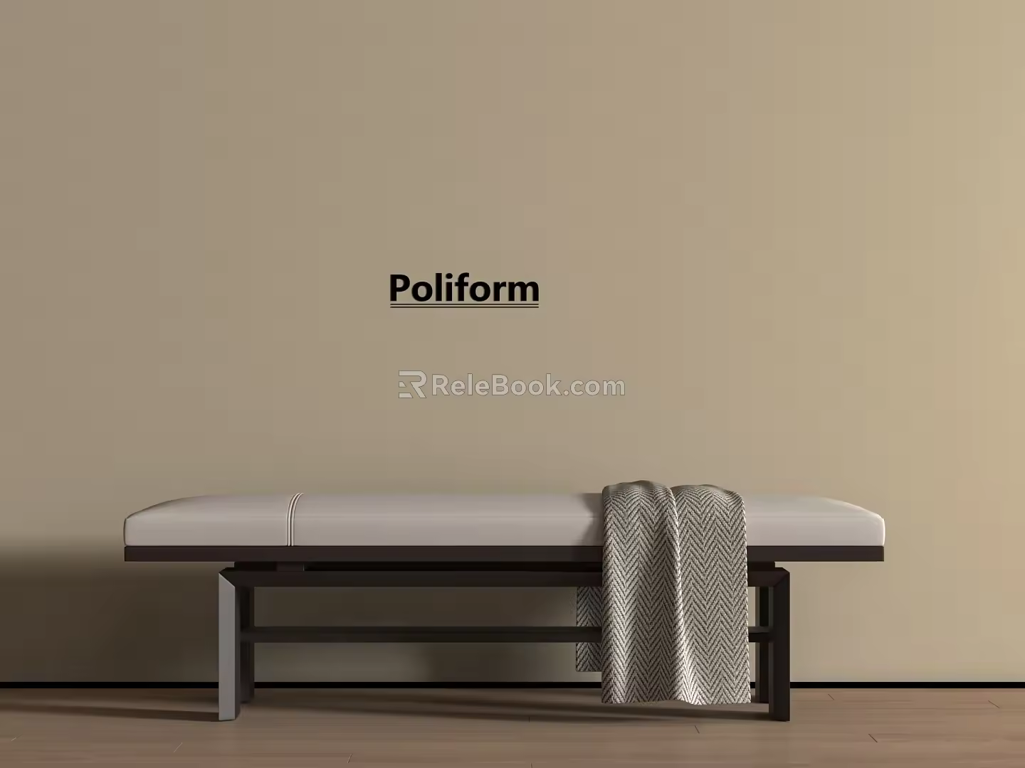 Modern Bed End Stool Baker Bed End Stool Sofa Stool Shoe Changing Stool Bench 3d model