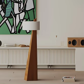 Modern floor lamp 3d model
