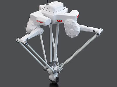 Industrial Equipment ABB FlexPicker Robotic Arm For Industrial Automation Precision Handling Operations 3d model