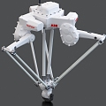 Mechanical Arm Industrial Robot Medical Mechanical Arm 3d model