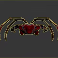 Spider Man Character In Red And Blue Suit With Mechanical Arms