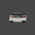 Ford Roush Racing Car Featuring Blue White Livery And Performance Logos