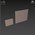 Modern Minimalist Textured Wall Hanging With Vertical Wooden Strips For Interior Decoration