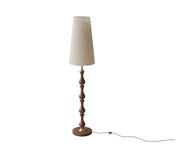 French floor lamp 3d model
