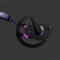 Witch Character Riding Broomstick Holding Magic Wand Black Hat Colorful Pants