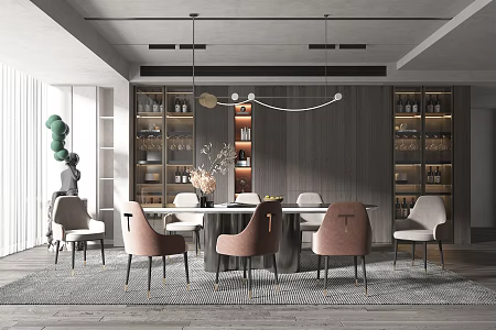 Modern Restaurant 3d model