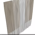 Elegant Curtains Interior Design With Beige Drapes And Sheer White Panels