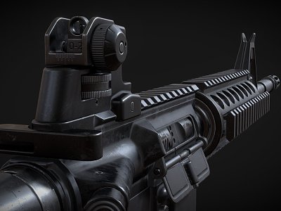 Assault Rifle 3d model