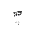 Modern Downlights And Spotlights On Tripod Stand For Interior Design And Lighting