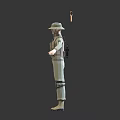 Detailed Military Action Figures In Uniform With Assault Rifle And Sniper Rifle