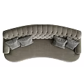 PROMEMORIA Rodolfo multi-person sofa pull button sofa classic pull button sofa soft bag sofa cushion 3d model