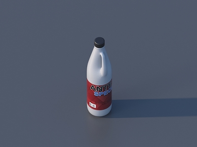 Oil bottle 3D model 3d model