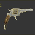 revolver revolver pistol semi-automatic pistol automatic pistol modern weapon hot weapon 3d model