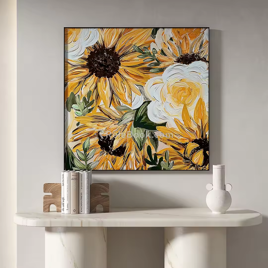 Texture abstract decorative painting 3d model