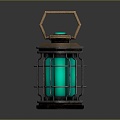 Railway lantern miner's lamp miner's lamp antique miner's lamp classical miner's lamp vintage miner's lamp portable lamp lighting 3d model