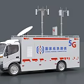 5G National Emergency Communication Functional Vehicle with Satellite Antenna and Signal Equipment