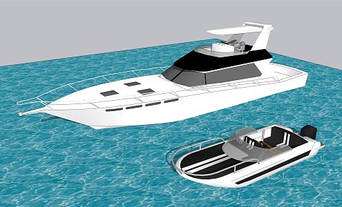 Modern Yacht 3d model