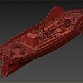 Industrial LOFT ship vintage steam ship vintage ship 3d model