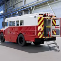 Fire fighting command vehicle 3d model