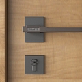 Modern Minimalist Door Handle Split Door Handle Door Lock 3d model