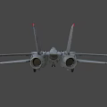 Military Fighter Jet With Tail Number 02 And E23 Insignia Dual Tail Fins Cockpit Design