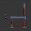 Wooden Bench With Metal Accents Sturdy Backrest And Stylish Leg Design