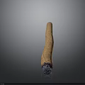 Delicious Rolled Food With Textured Outer Layer And Purple Filling In Cylindrical Shape