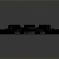 Black GIVI Mechanical Equipment Component With Geometric Structure And Textured Surface