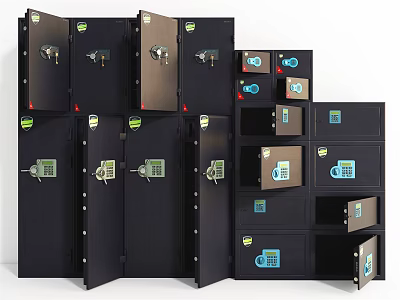 Modern Safe 3d model Modern Safe 3d model